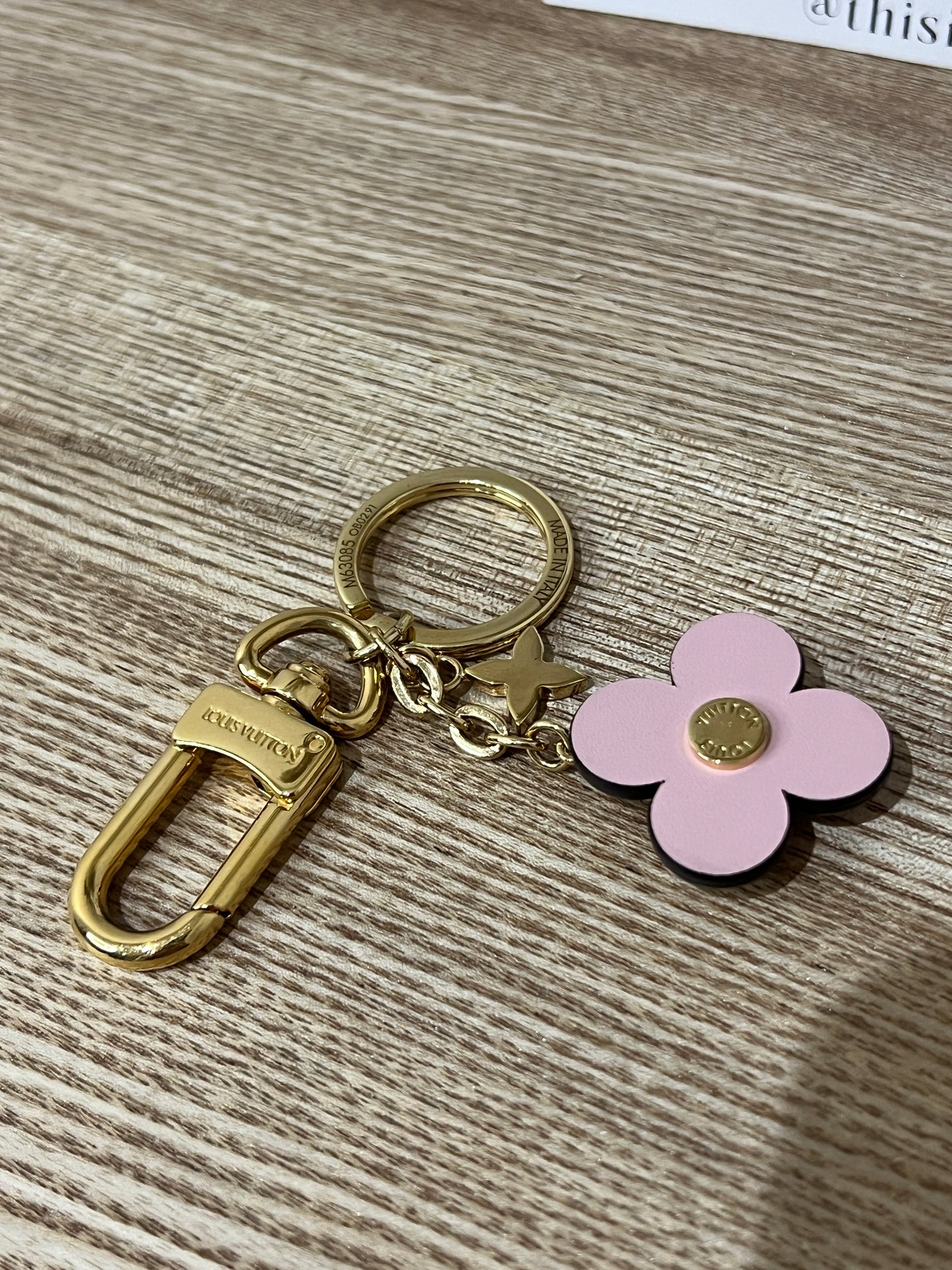 Louis Vuitton Blooming Flower Keyring / Bag Charm - Second Edit