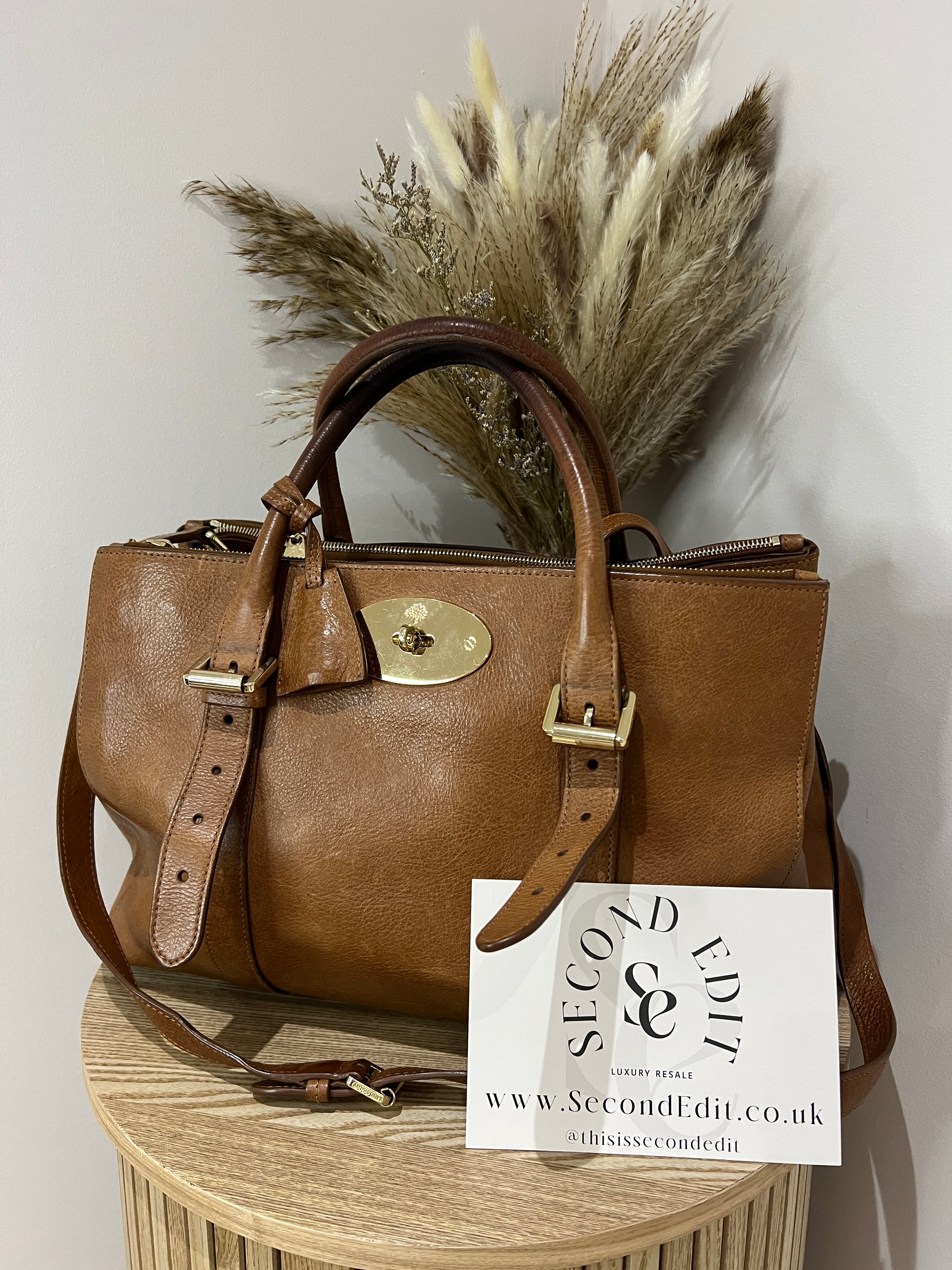 Mulberry Double Zip Bayswater Tote - Second Edit