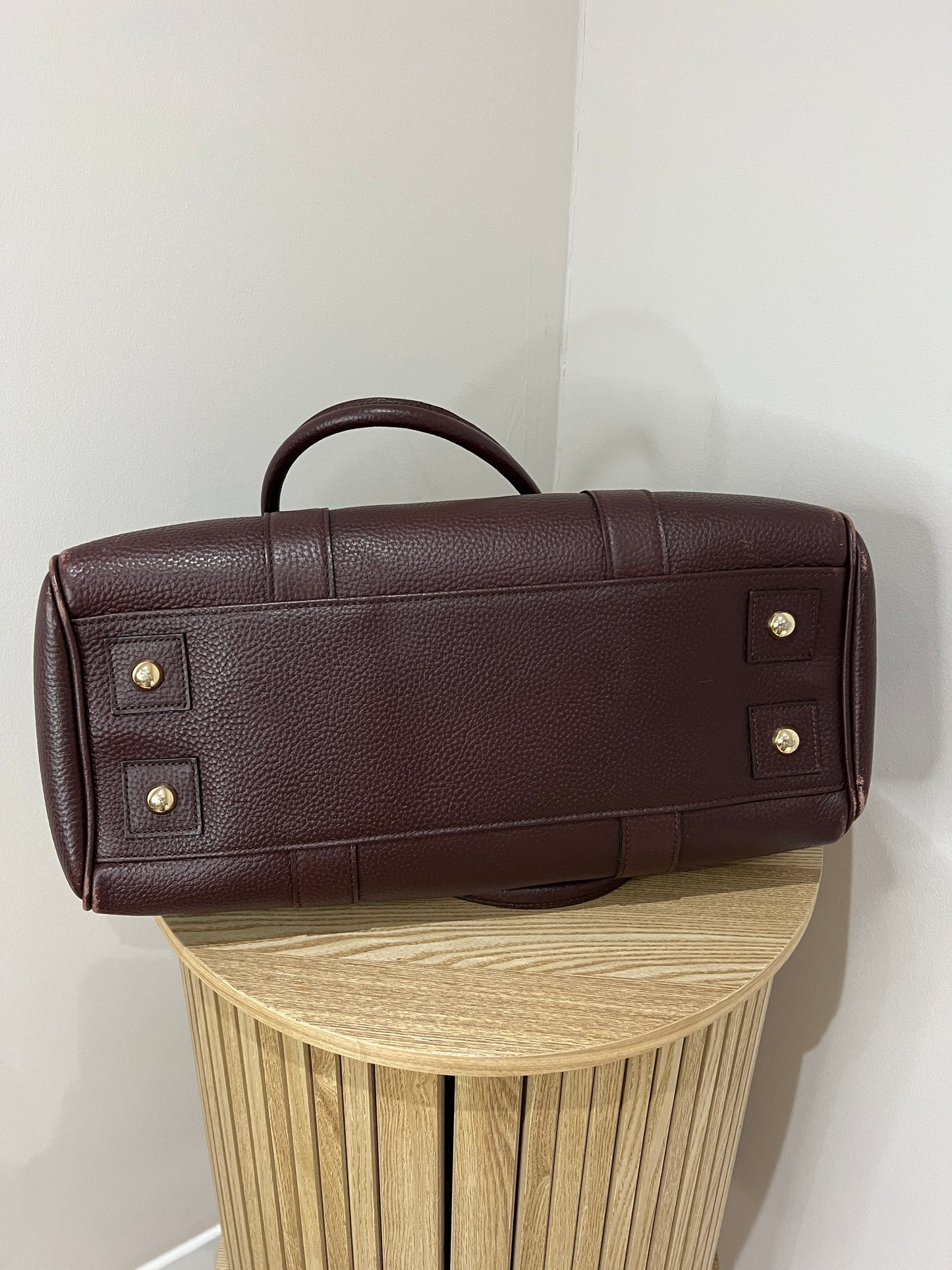 Mulberry Oxblood Bayswater Tote Bag - Second Edit