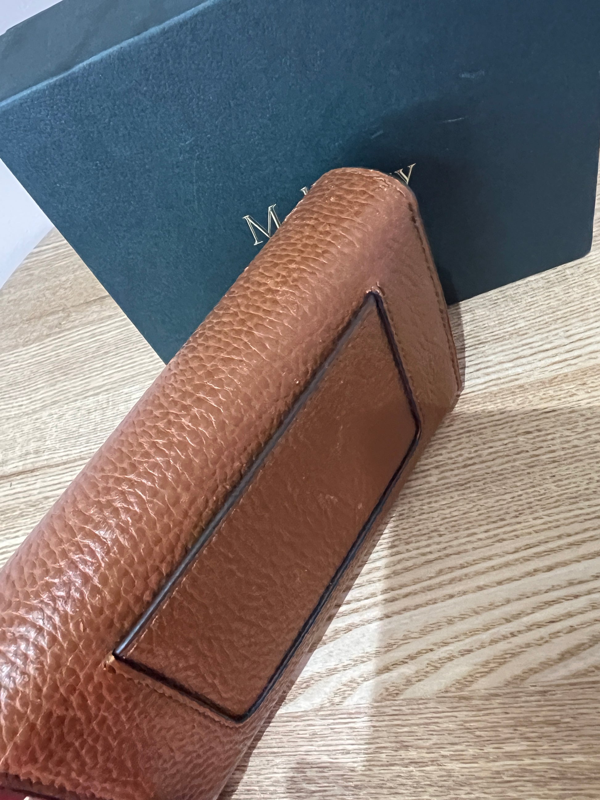 Mulberry Cross Grain Oak Classic Wallet - Second Edit