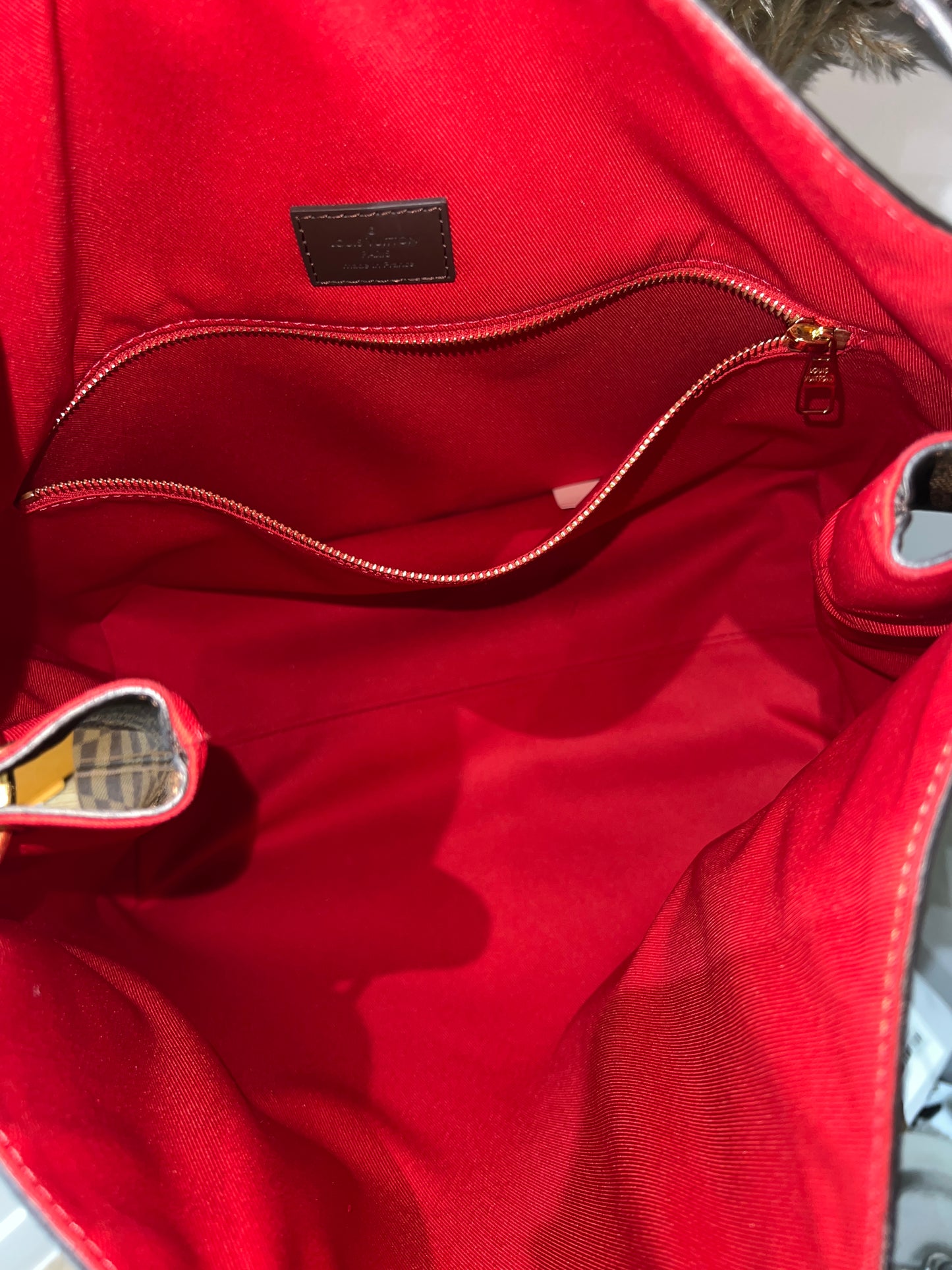 Louis Vuitton Graceful MM Tote in Damier Ebene