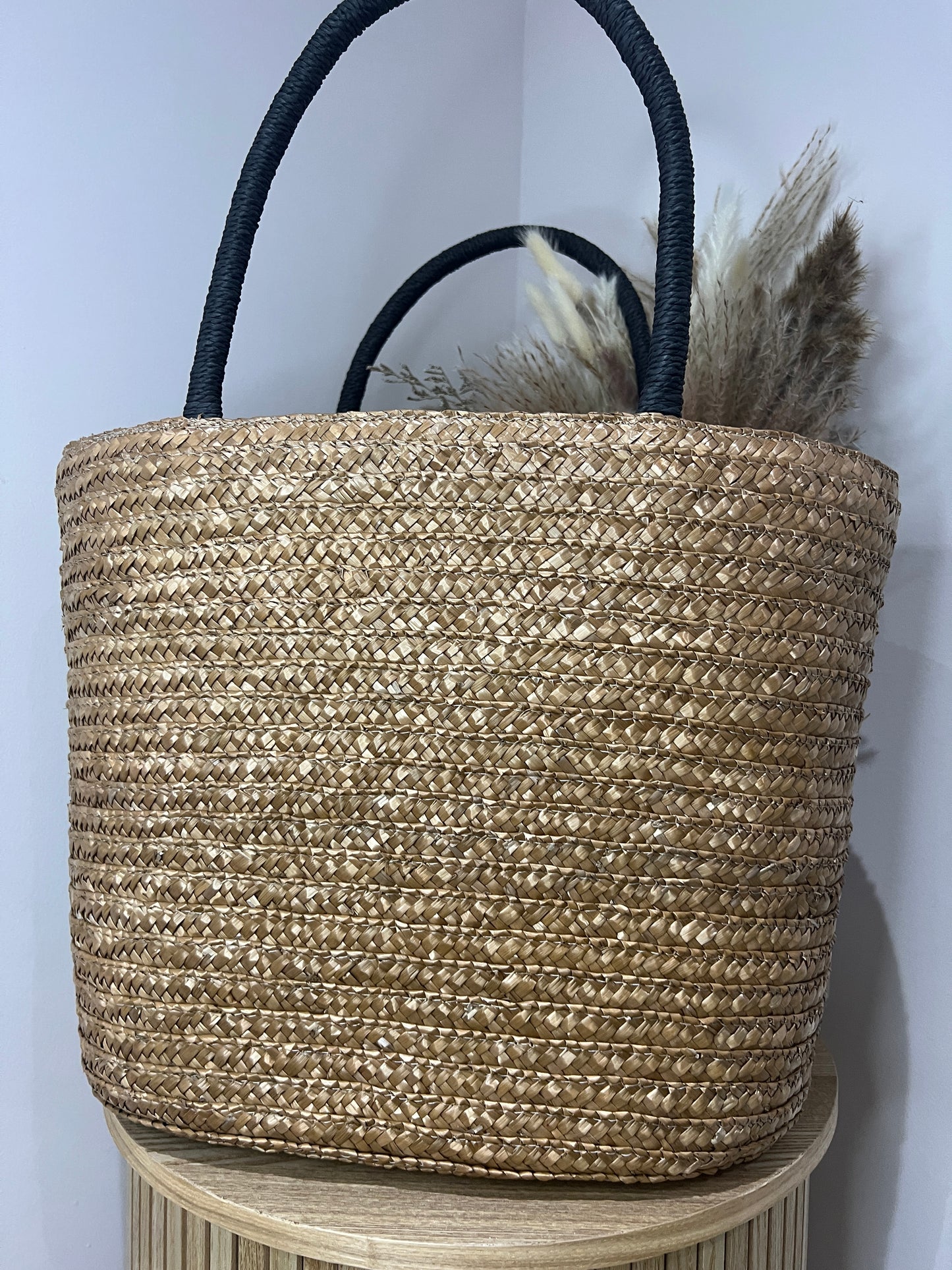 Lulu Guinness Natural Straw Daisy Suzy Tote Bag