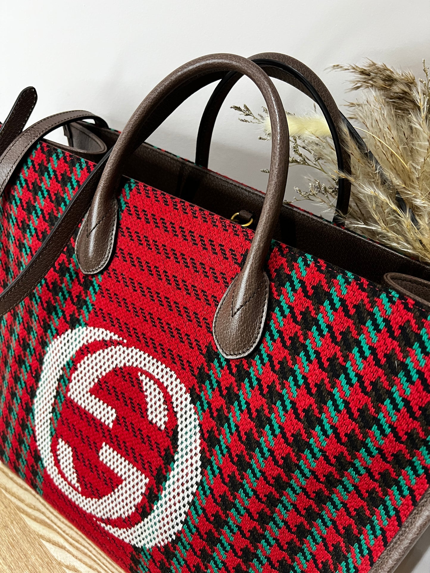 Gucci Marmont Wool Shopper Bag