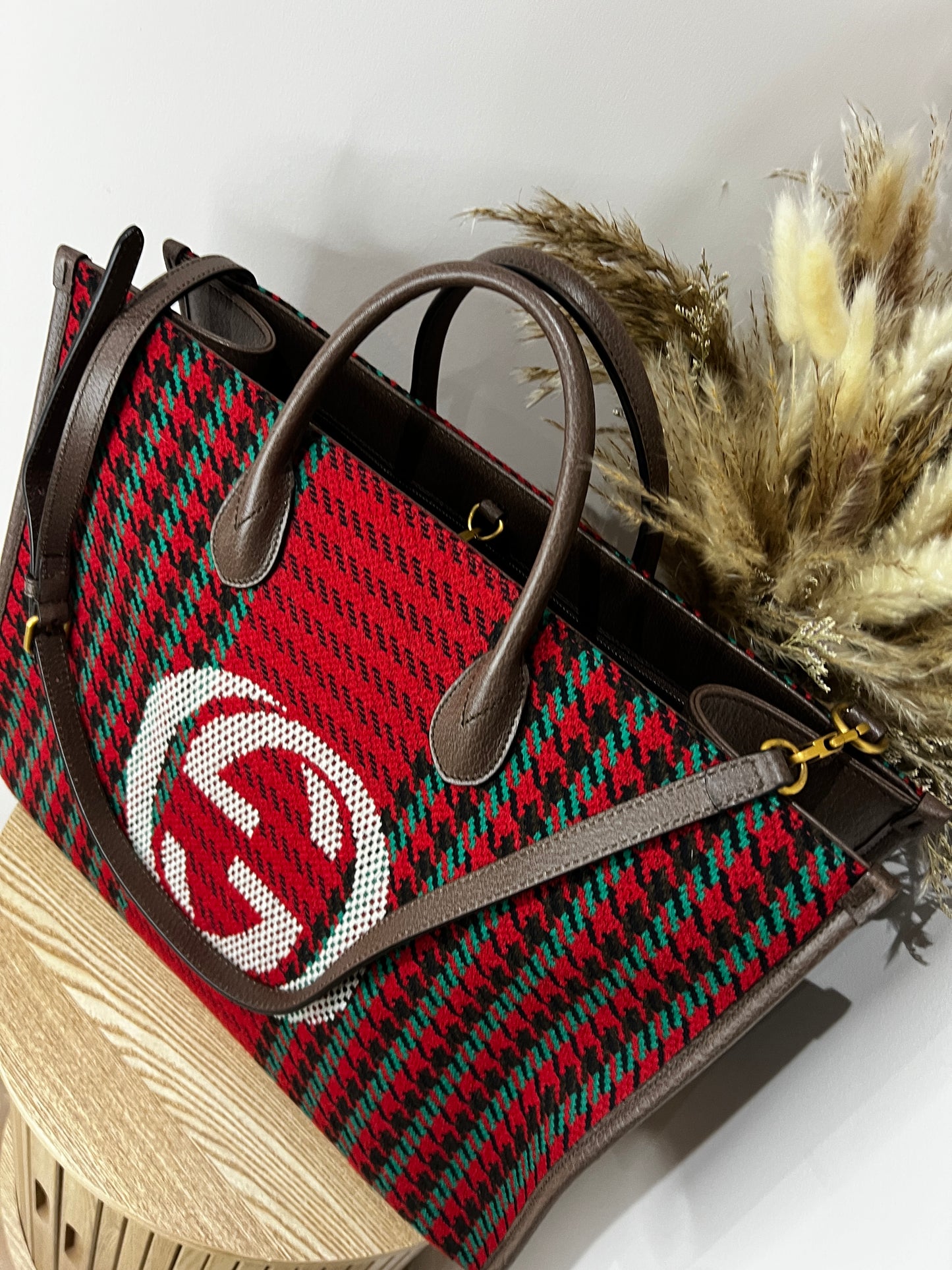 Gucci Marmont Wool Shopper Bag
