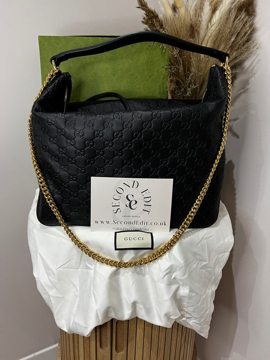 Gucci Hobo Leather Handbag