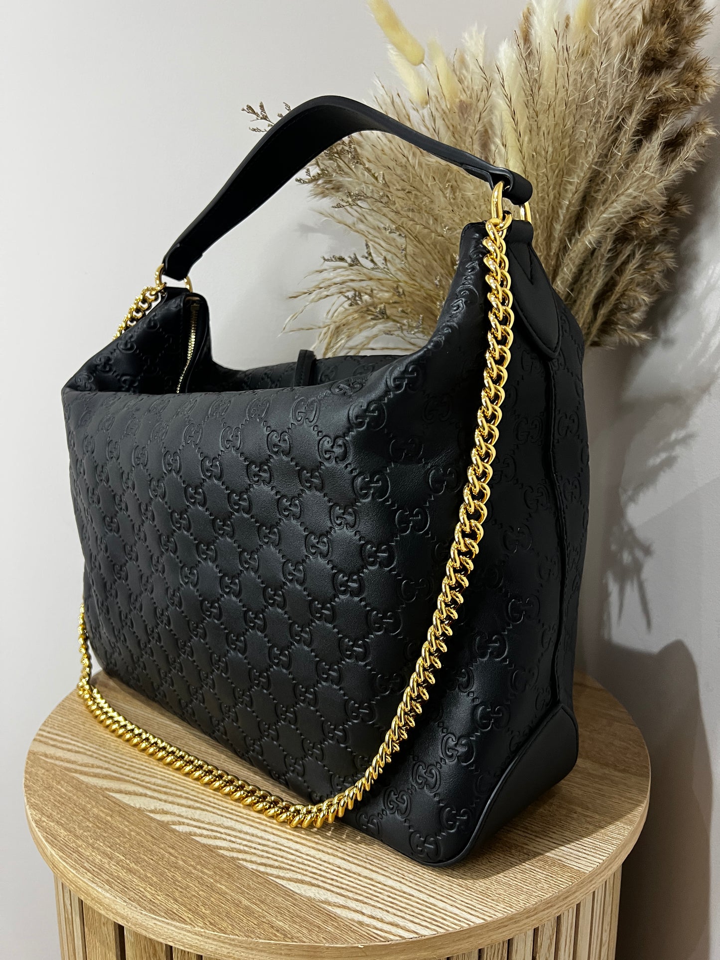 Gucci Hobo Leather Handbag
