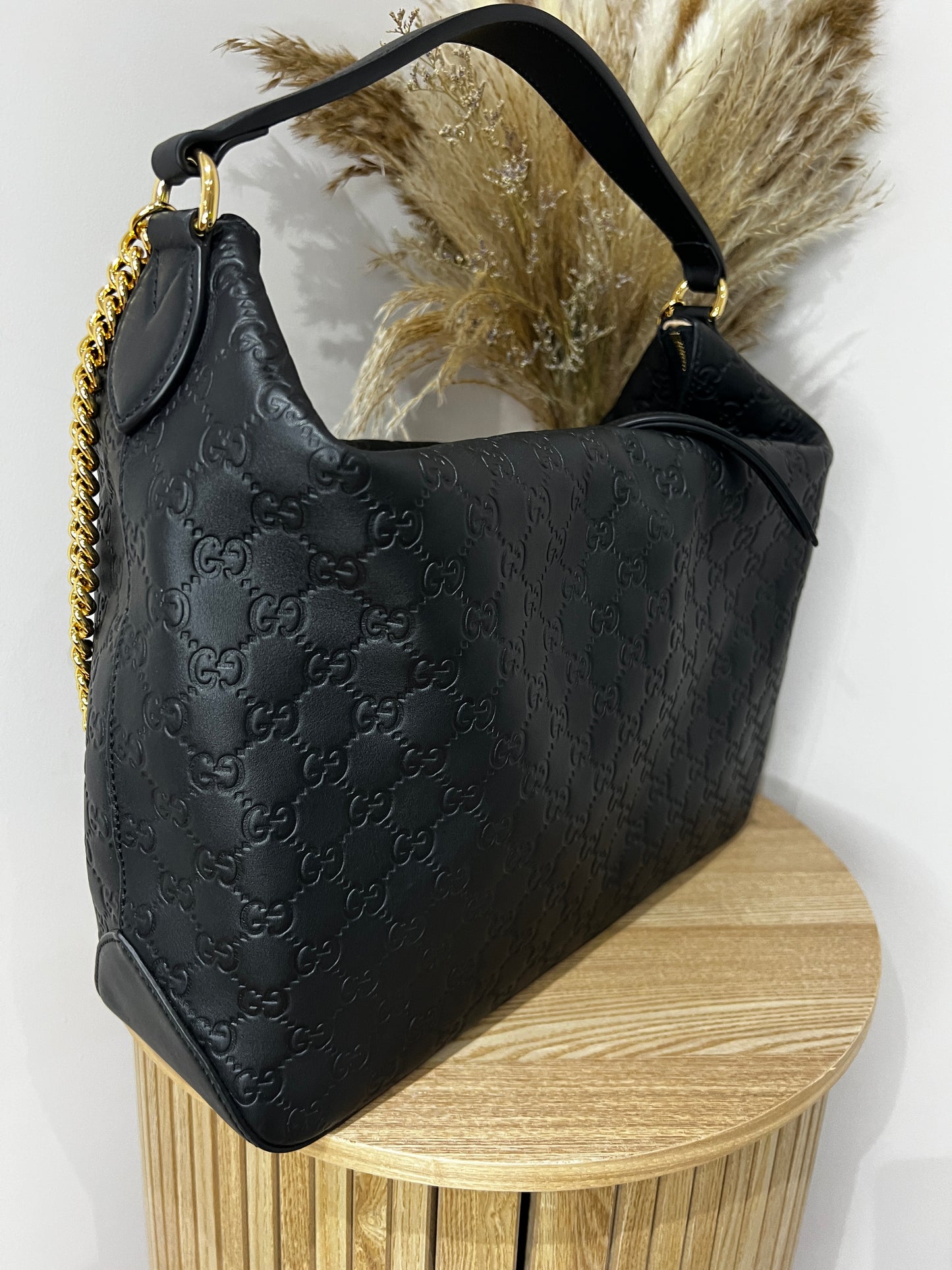Gucci Hobo Leather Handbag