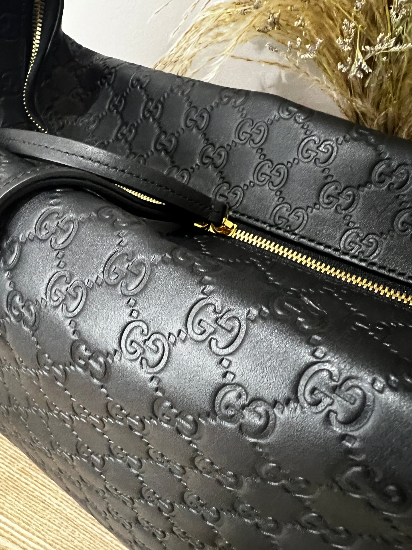 Gucci Hobo Leather Handbag