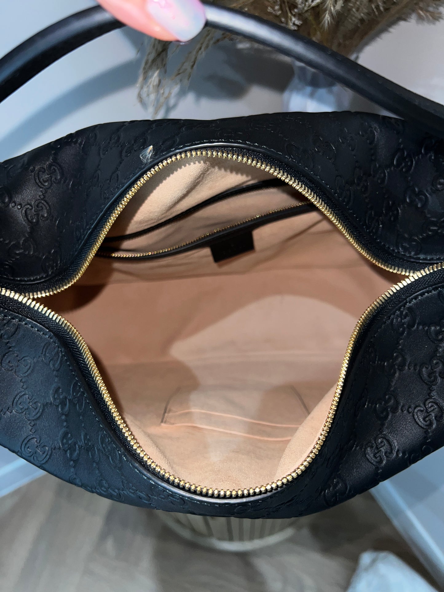 Gucci Hobo Leather Handbag
