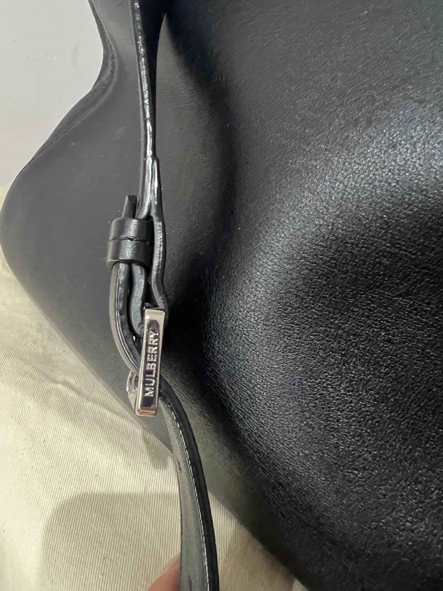 Mulberry Large Black Suffolk Bag