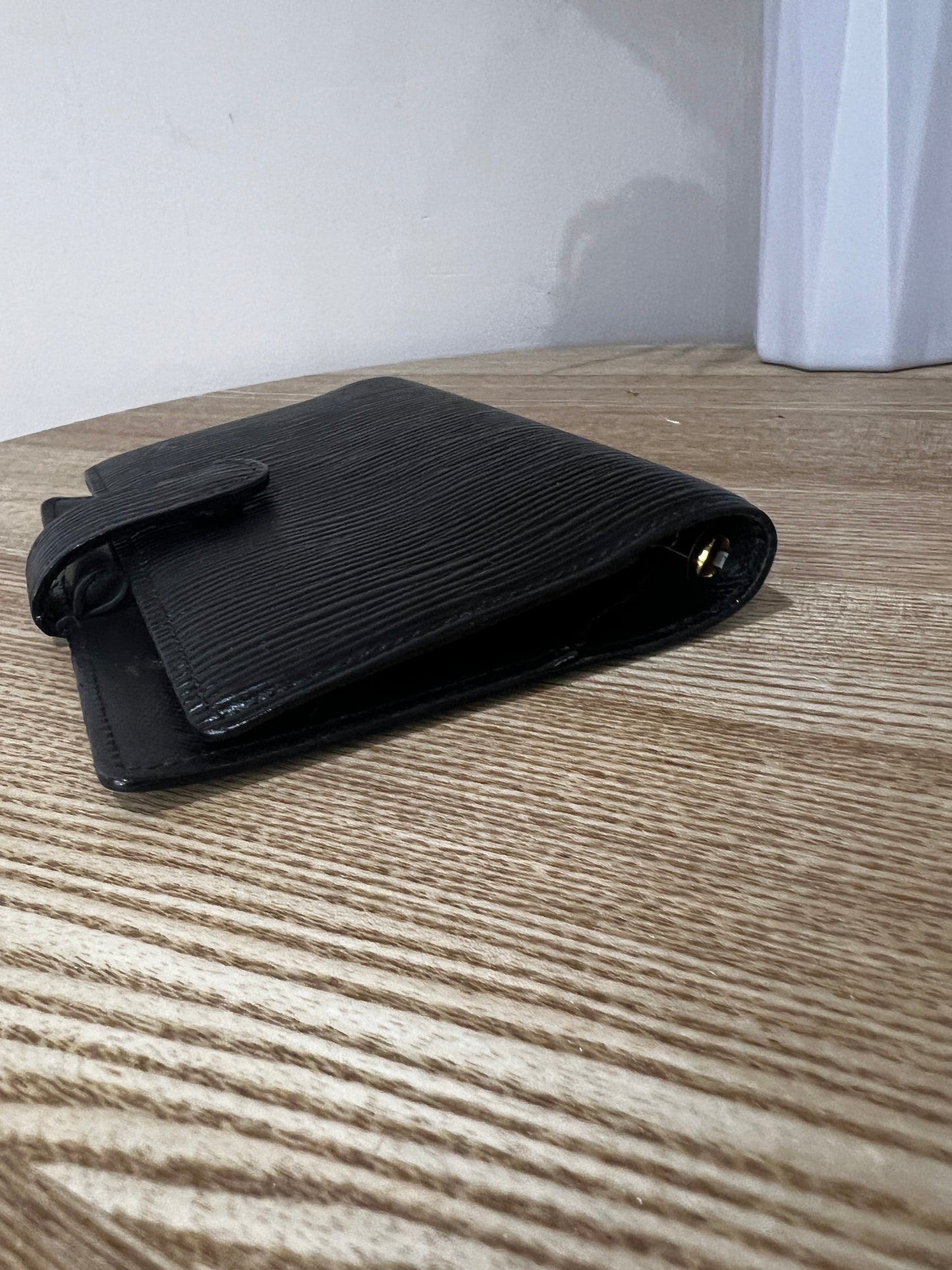 Louis Vuitton Black Epi Leather Agenda Diary Organiser Cover, Small