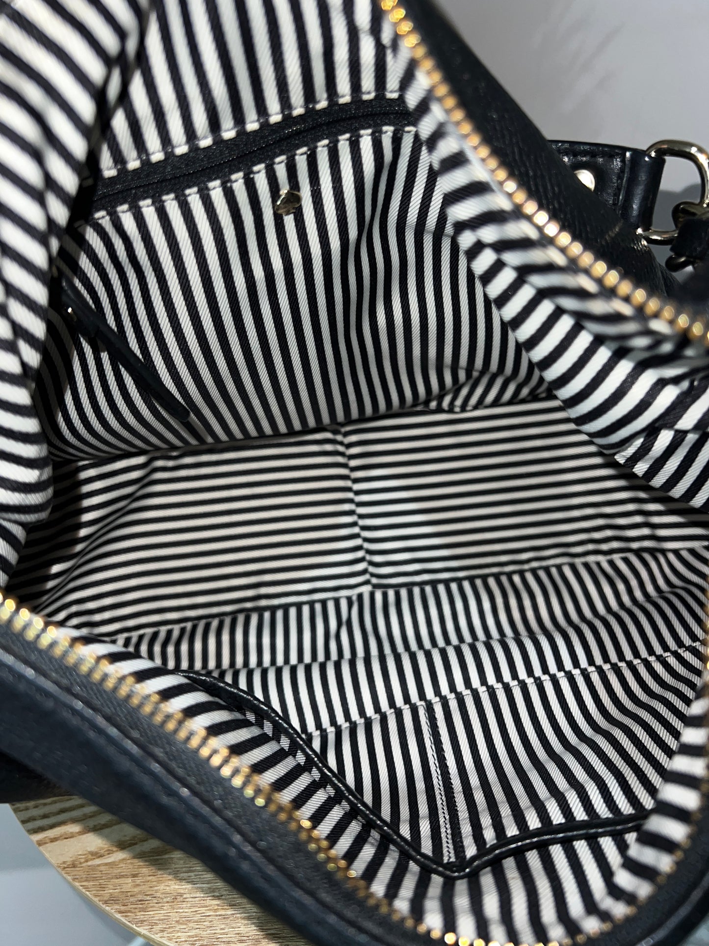 Kate Spade Pine Street Finley Black Leather Bag