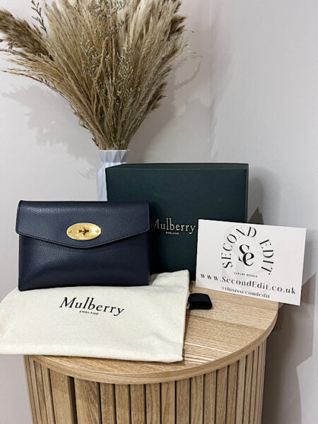Mulberry Darley Cross Grain Cosmetic Pouch - Second Edit