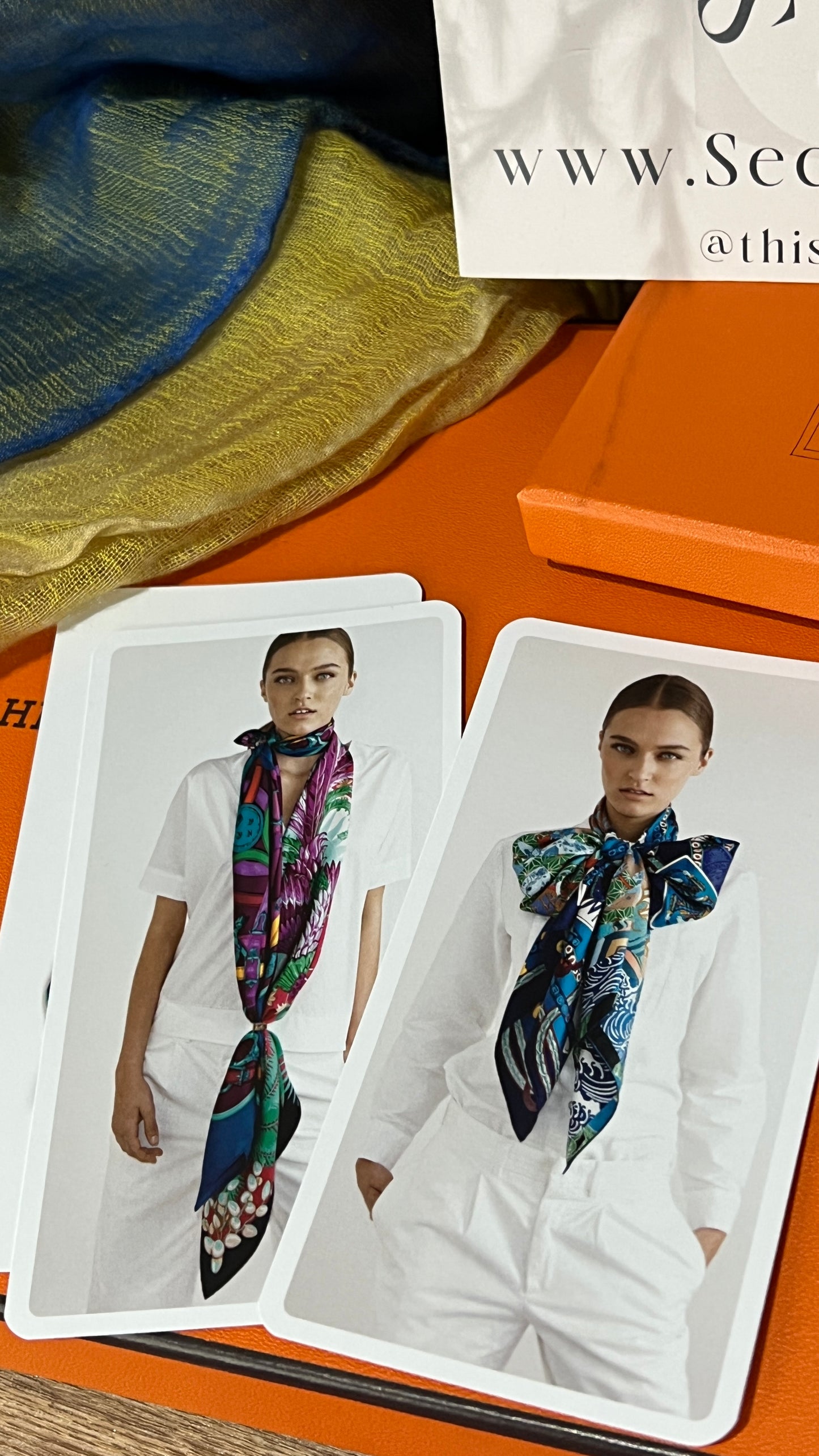 Hermes Cashmere / Silk Square Scarf
