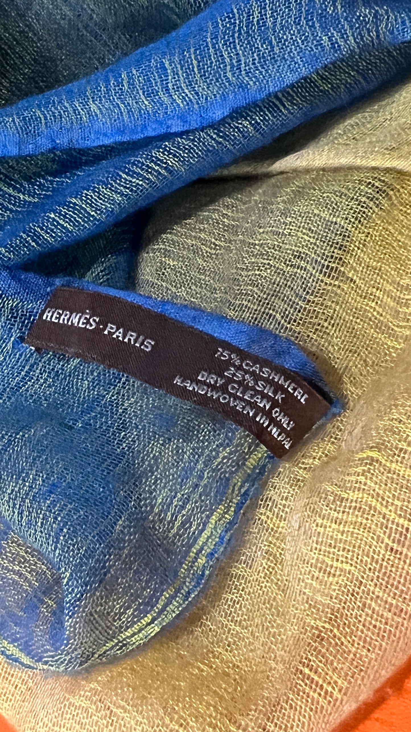 Hermes Cashmere / Silk Square Scarf