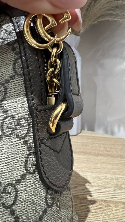 Gucci GG Supreme Small Ophidia Round Top Crossbody Bag
