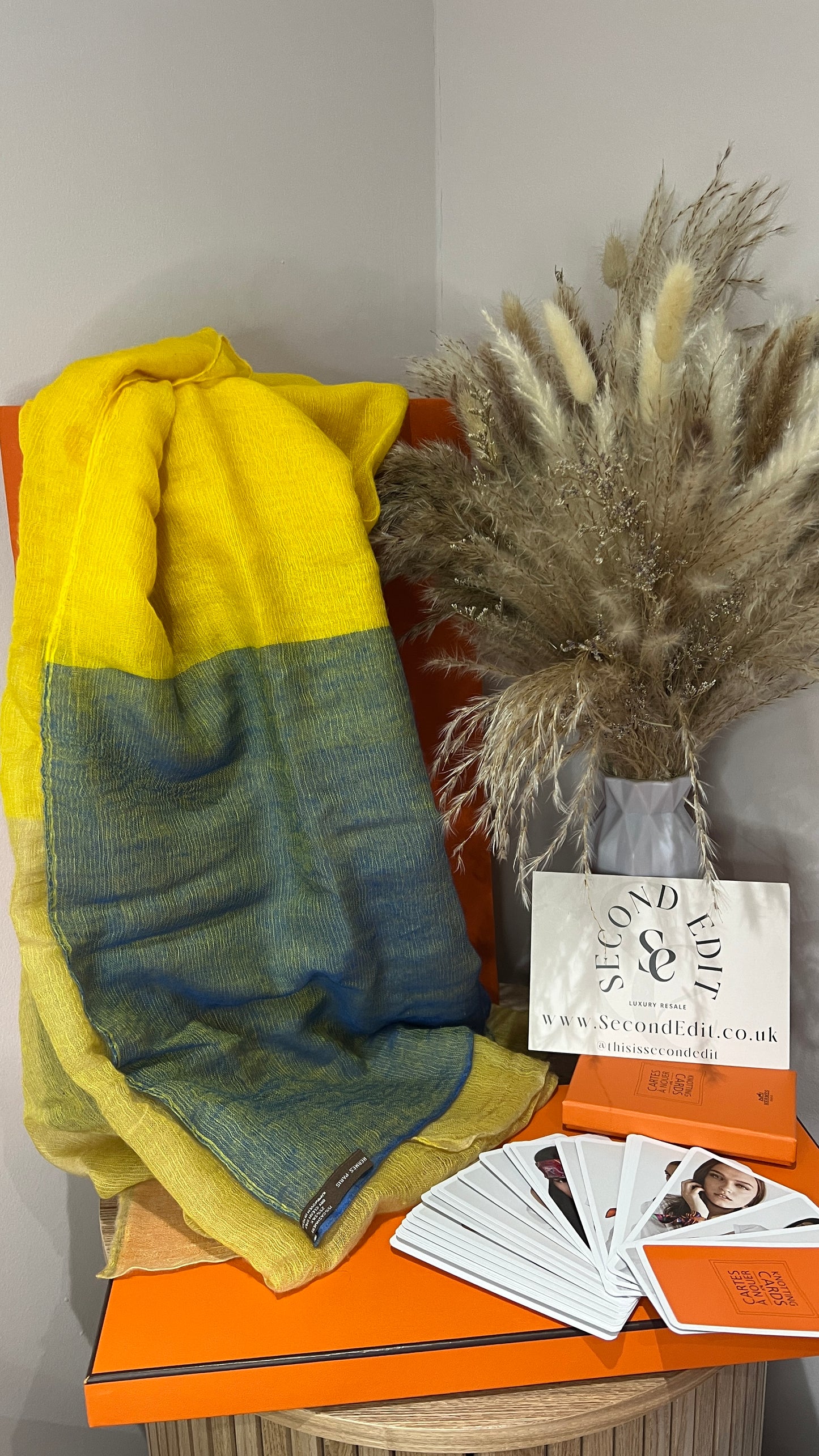 Hermes Cashmere / Silk Square Scarf