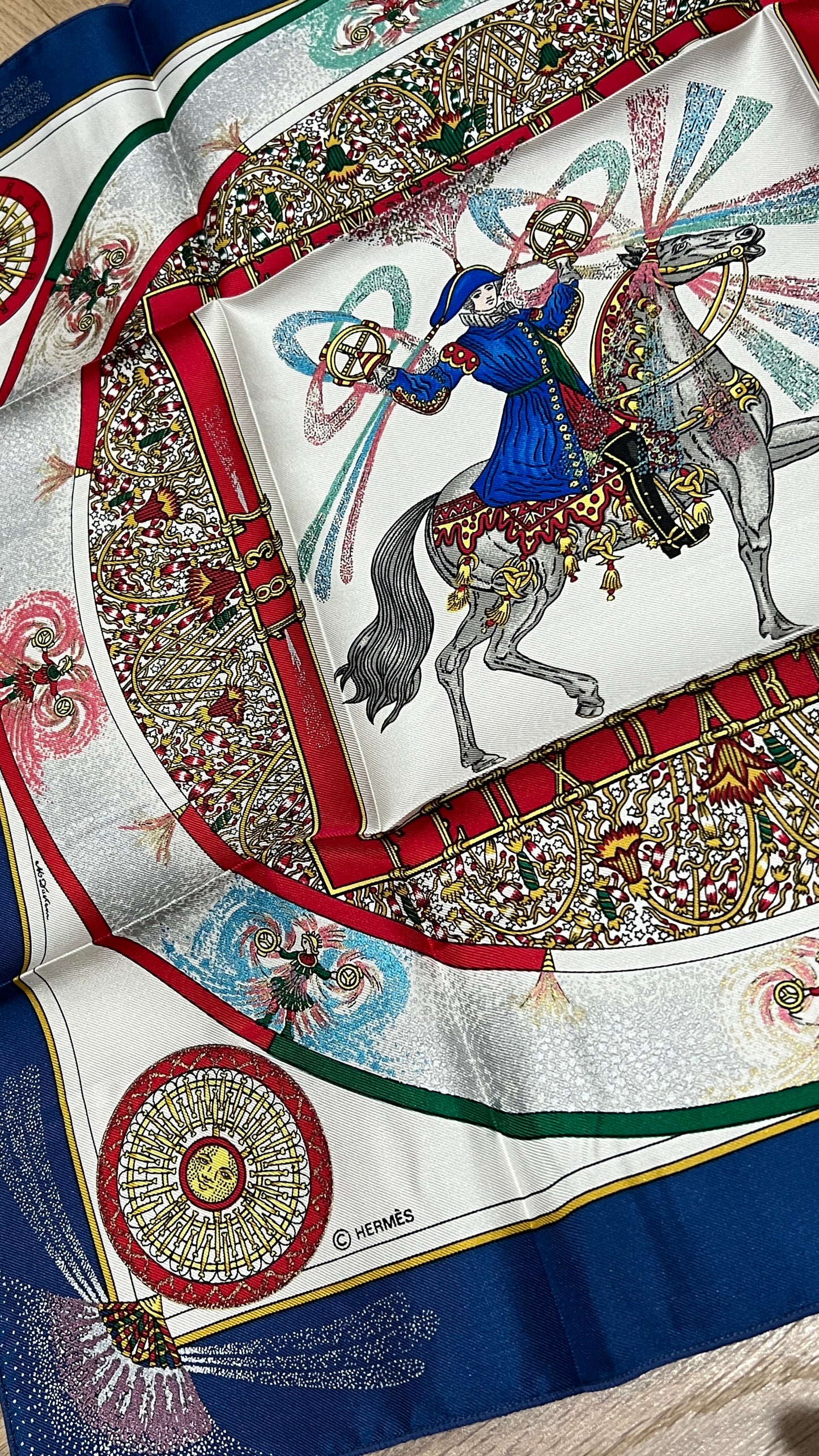 Hermes Feux d’Artifice Neckerchief