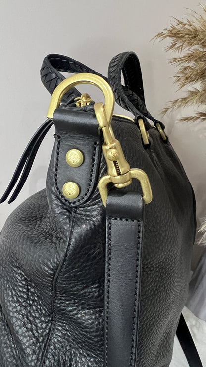 Mulberry Black Pebbled Leather Effie Tote