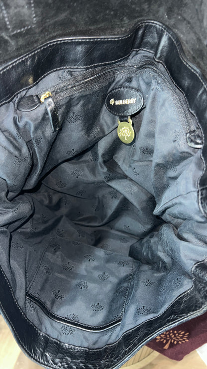 Mulberry Black Oversized Buffalo Alexa