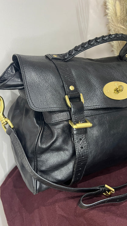 Mulberry Black Oversized Buffalo Alexa
