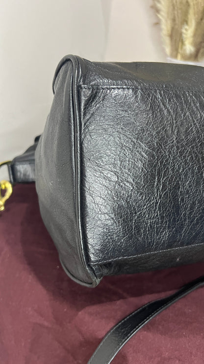 Mulberry Black Oversized Buffalo Alexa