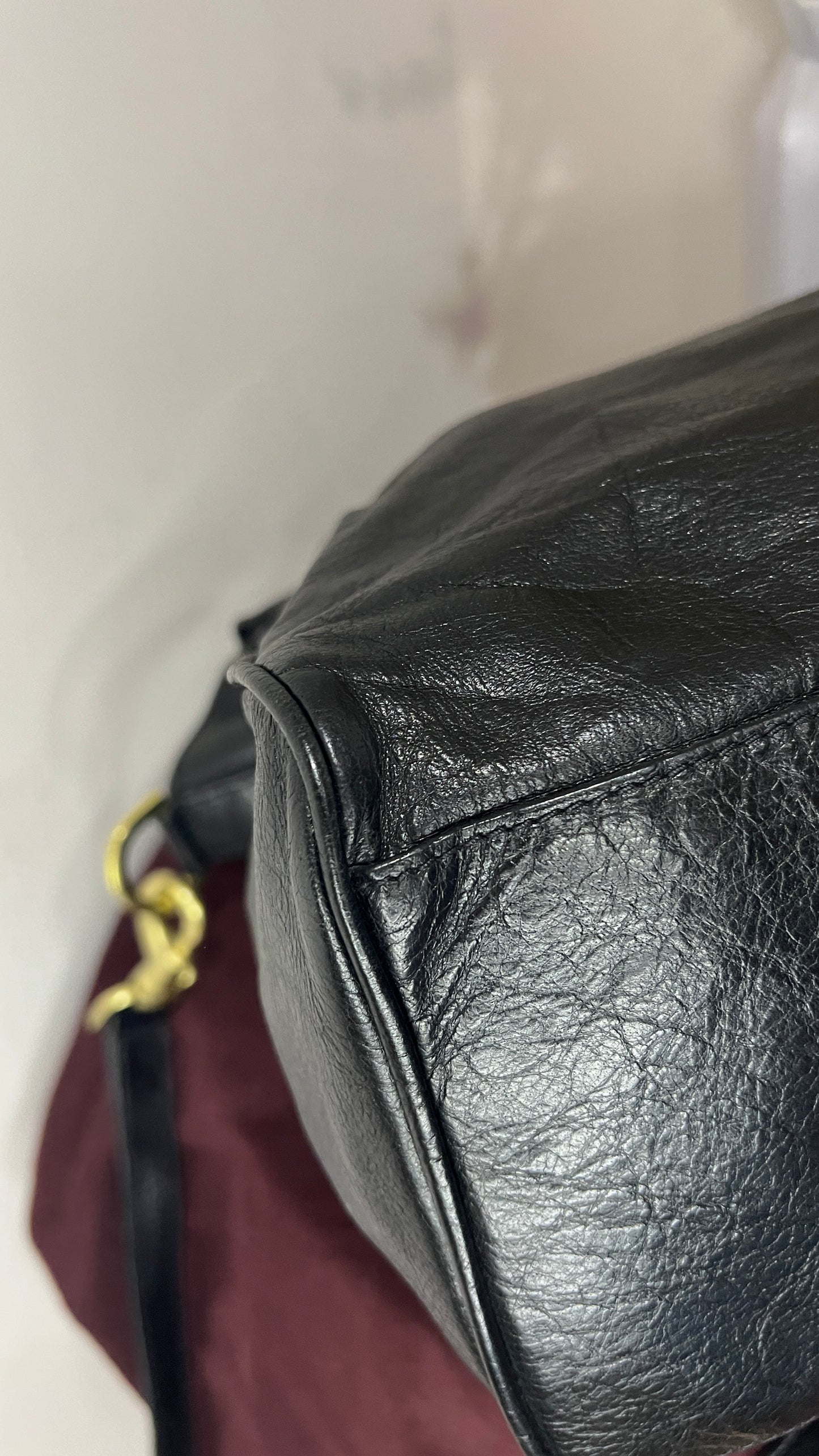 Mulberry Black Oversized Buffalo Alexa