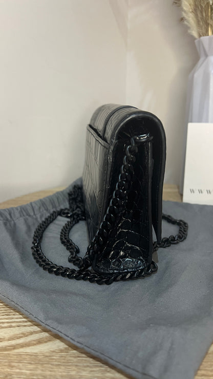 Balenciaga Hourglass Wallet on Chain Bag