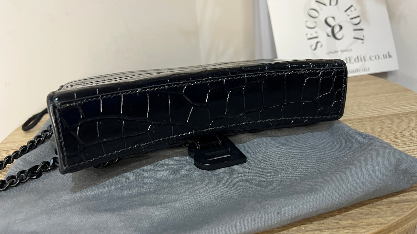 Balenciaga Hourglass Wallet on Chain Bag