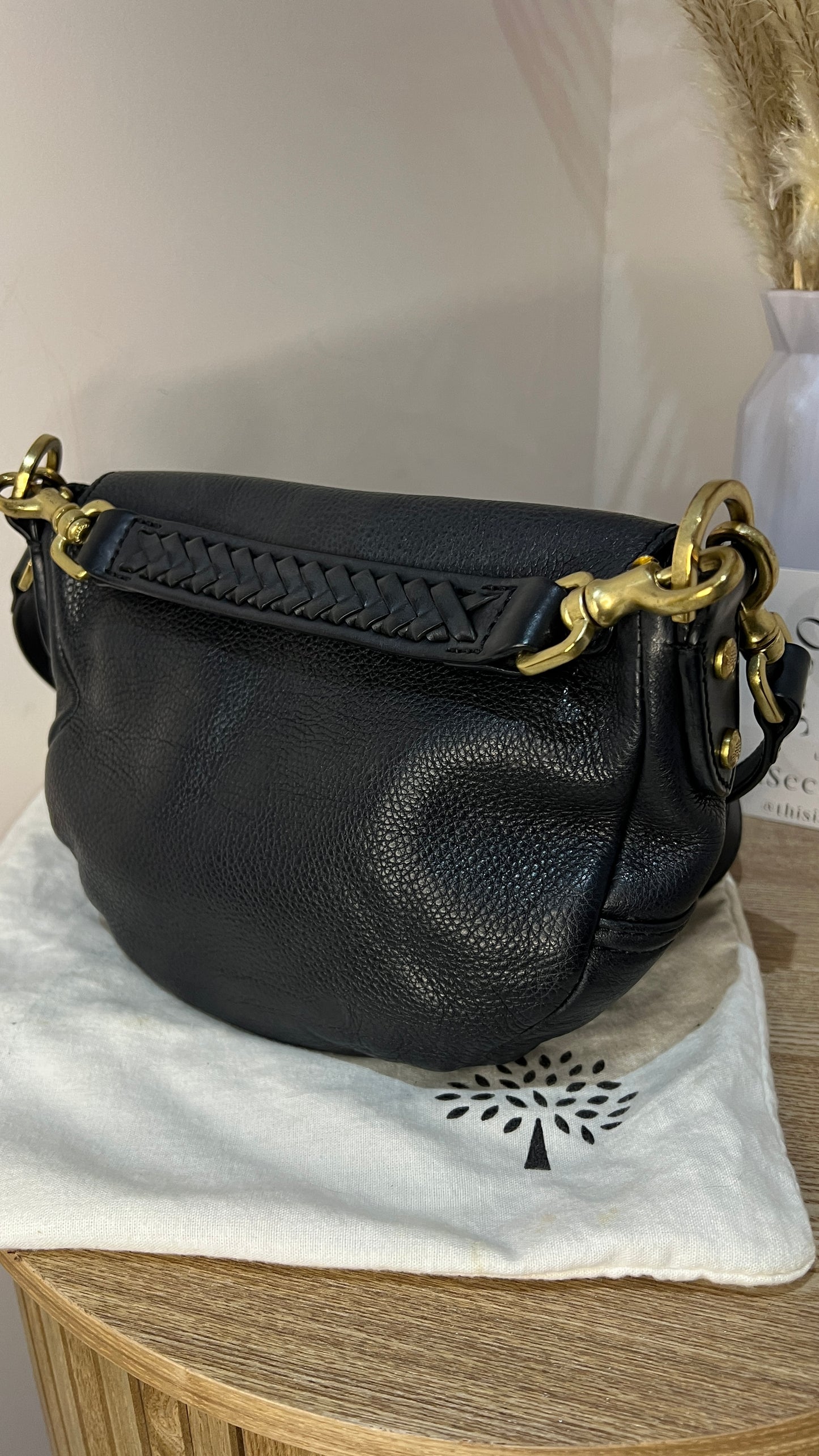 Mulberry Effie Black Crossbody Bag
