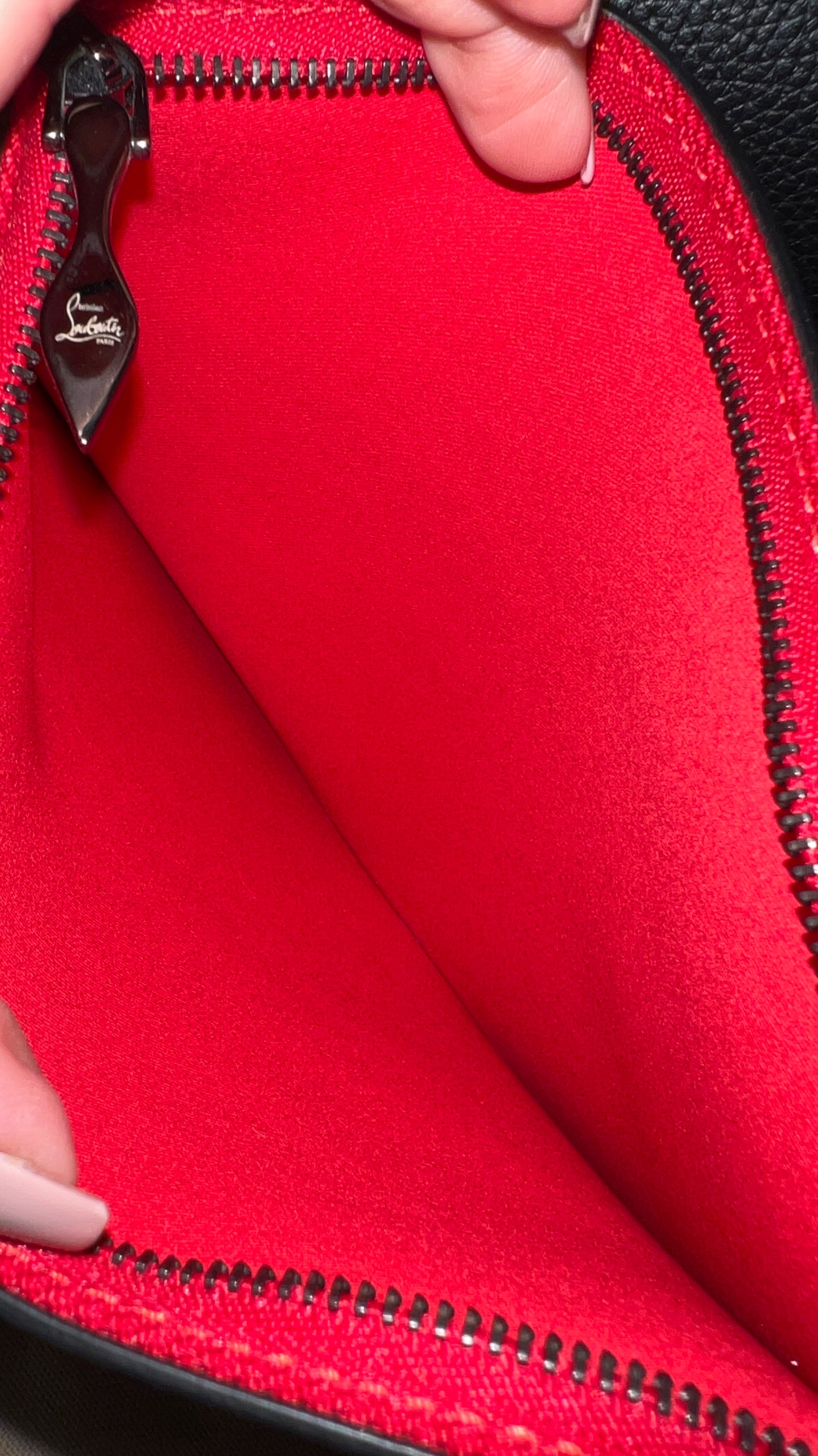 Christian Louboutin Small Stud Leather Cabata Tote