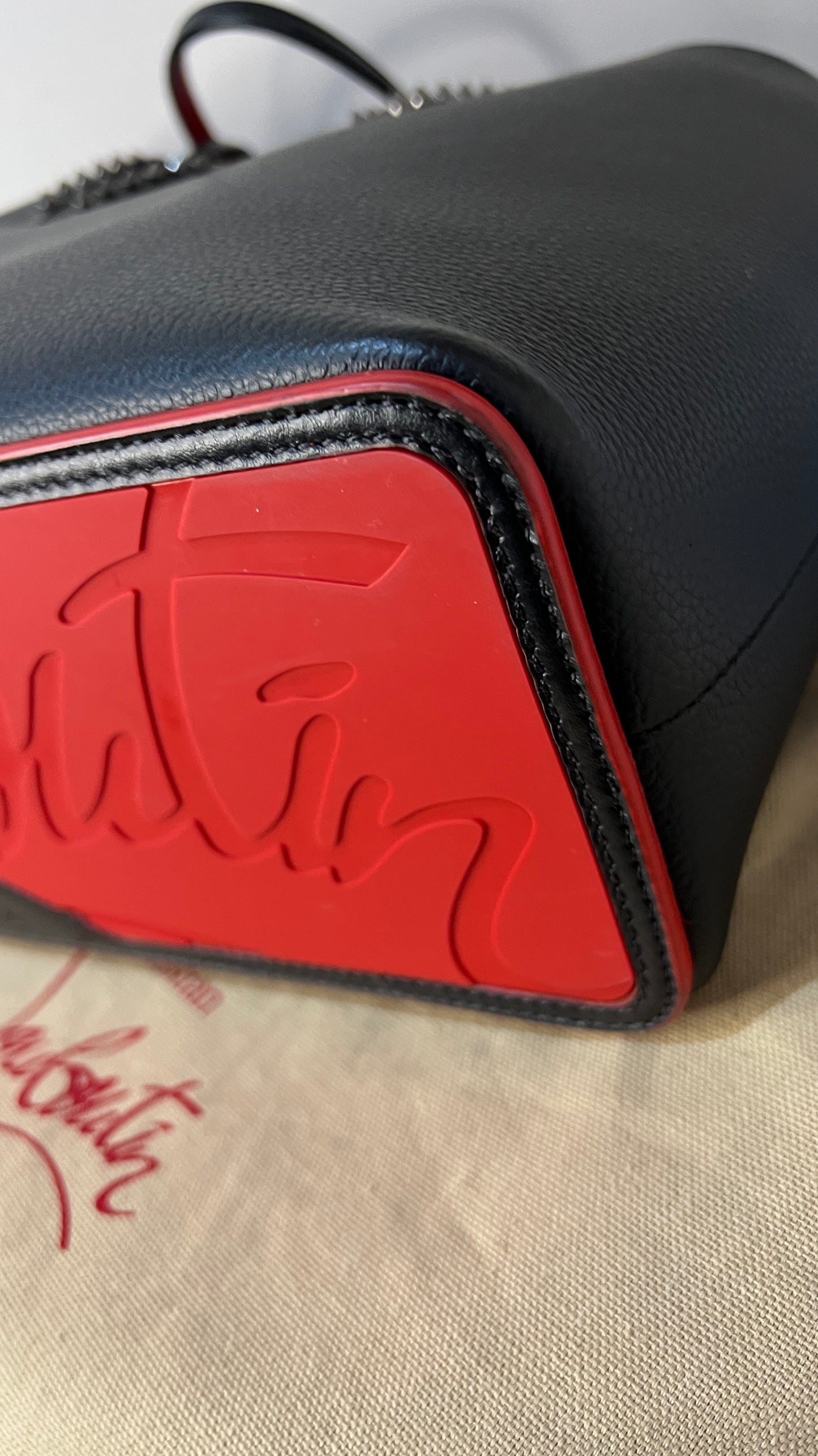 Christian Louboutin Small Stud Leather Cabata Tote