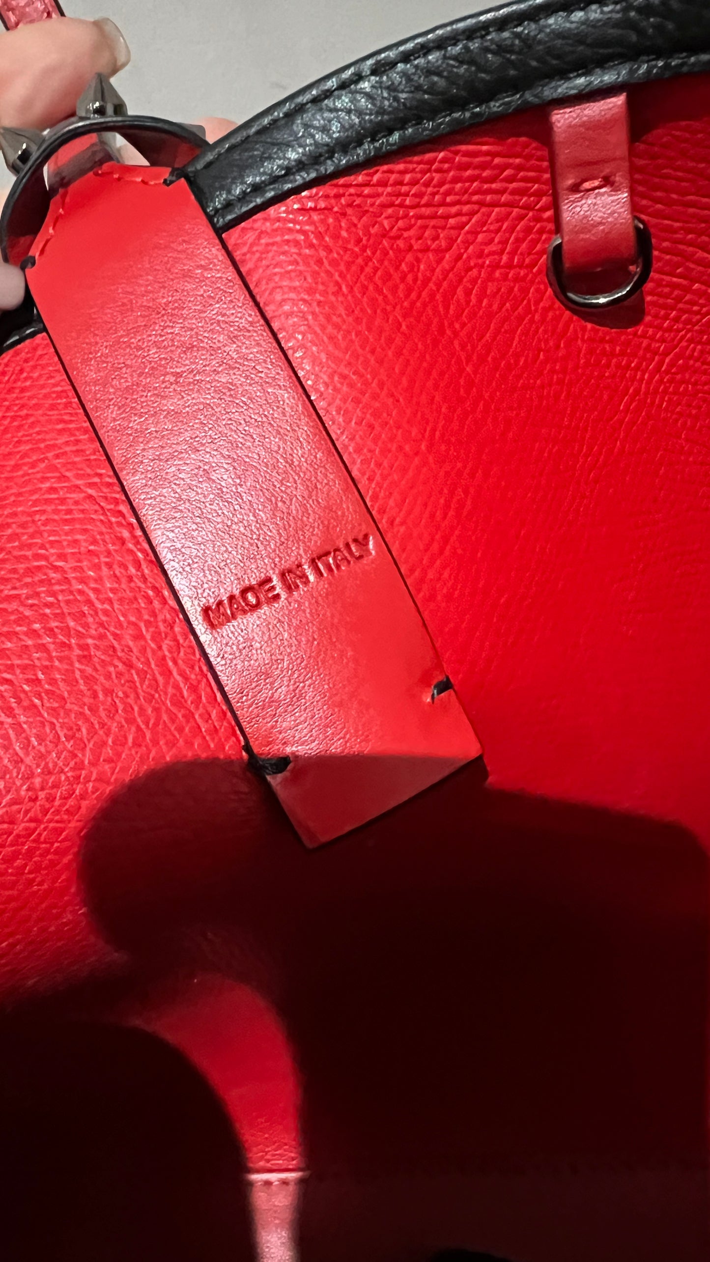 Christian Louboutin Small Stud Leather Cabata Tote