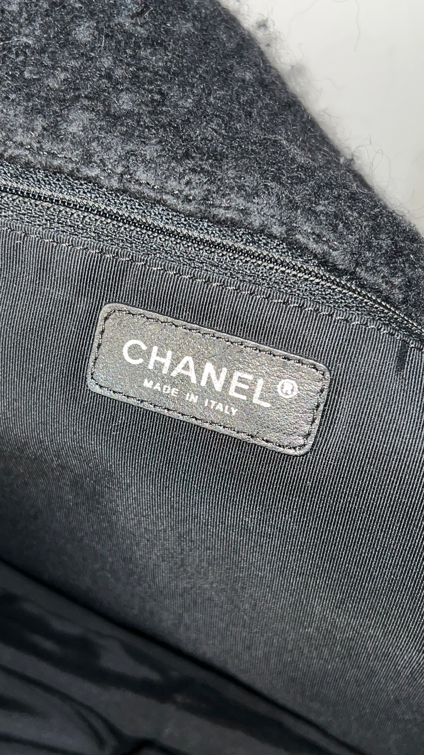 Chanel XXL 2.55 Reissue Tweed Flap Bag
