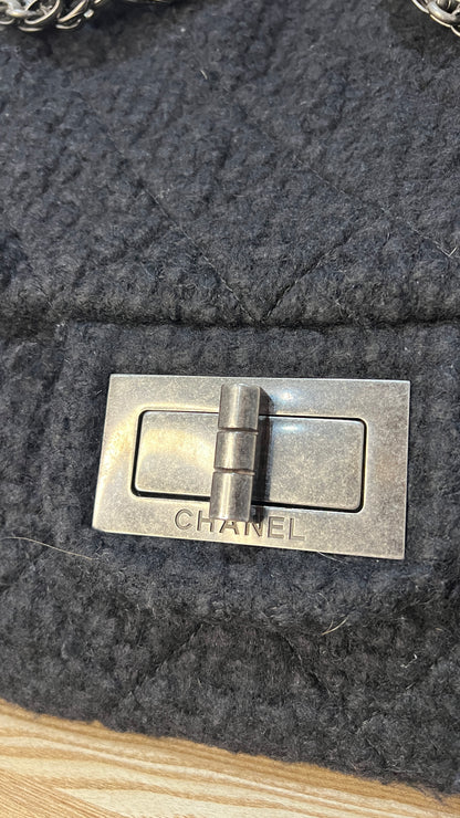Chanel XXL 2.55 Reissue Tweed Flap Bag