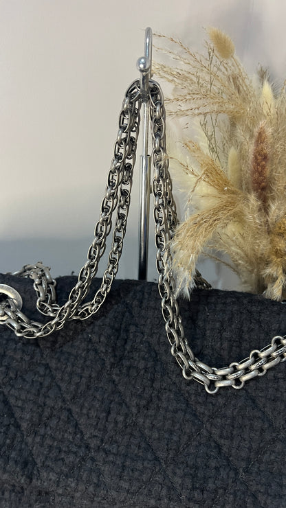 Chanel XXL 2.55 Reissue Tweed Flap Bag