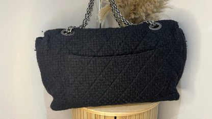 Chanel XXL 2.55 Reissue Tweed Flap Bag
