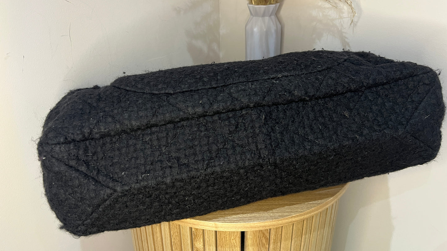 Chanel XXL 2.55 Reissue Tweed Flap Bag