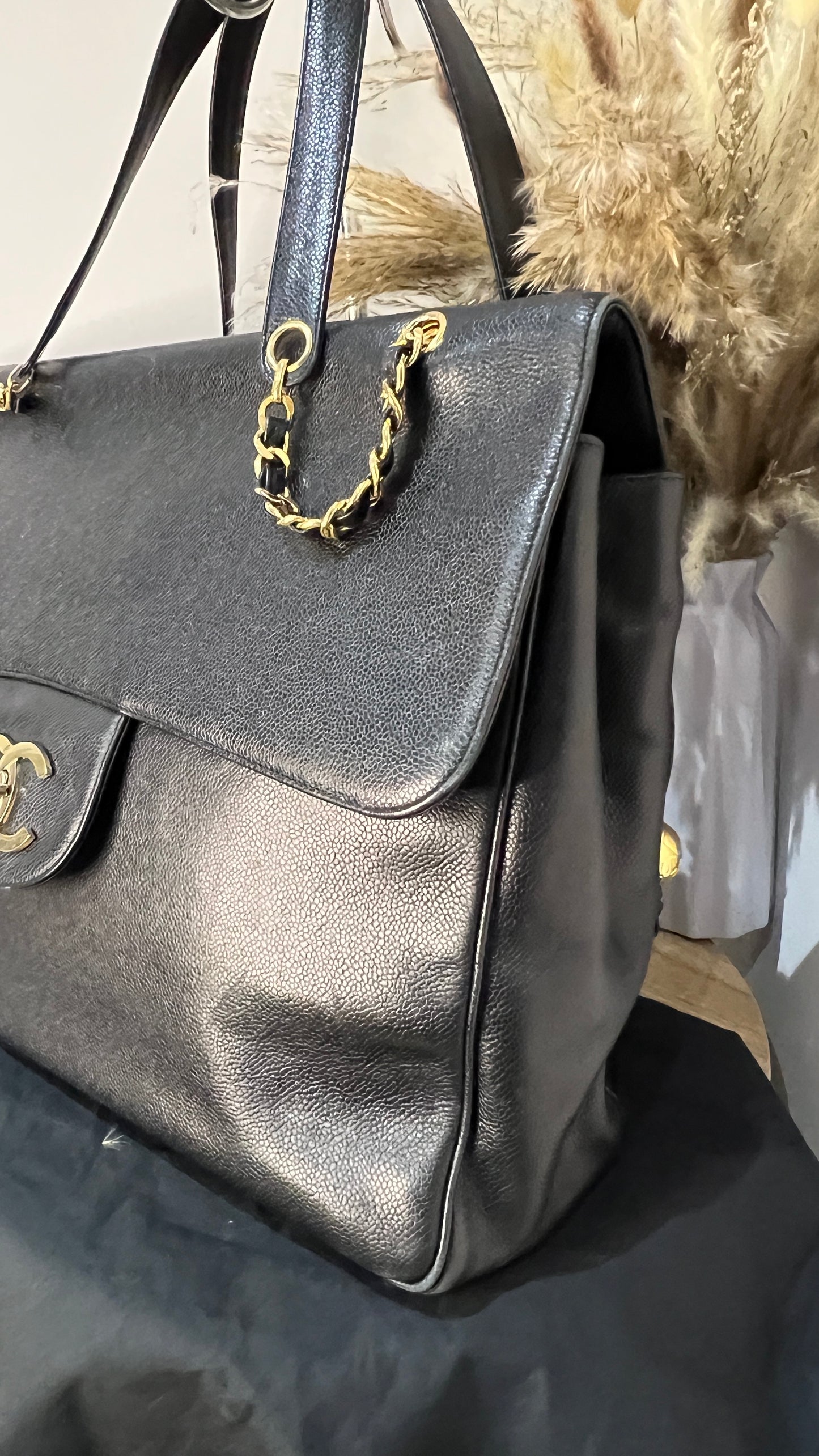 Chanel Supermodel XL Kelly Flap Tote