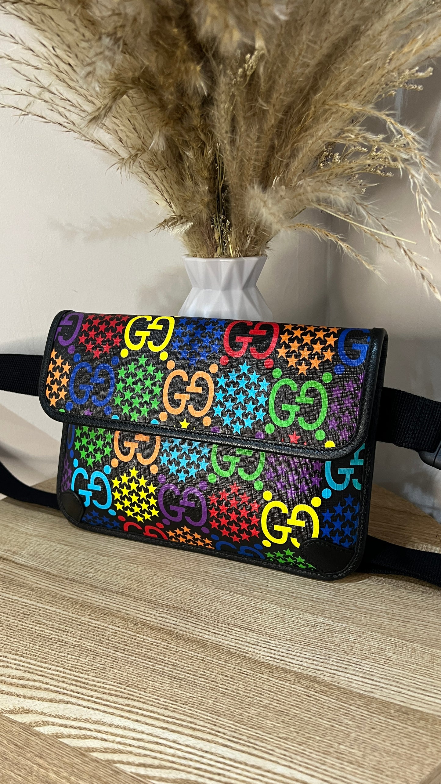 Gucci GG Psychedelic Waist Canvas Bag