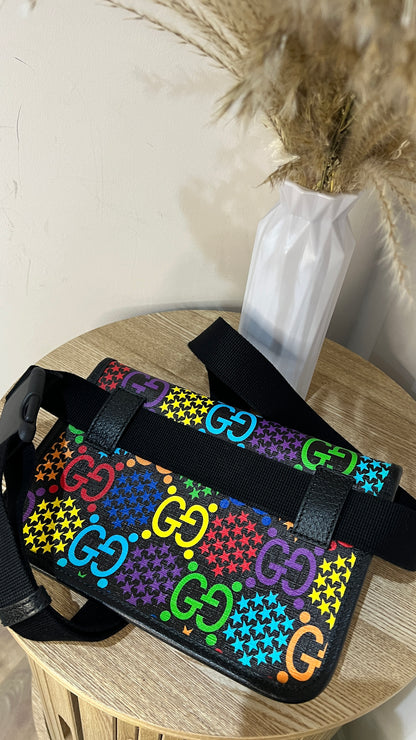 Gucci GG Psychedelic Waist Canvas Bag