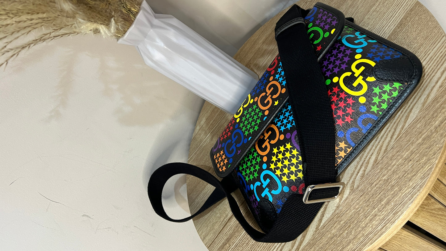 Gucci GG Psychedelic Waist Canvas Bag