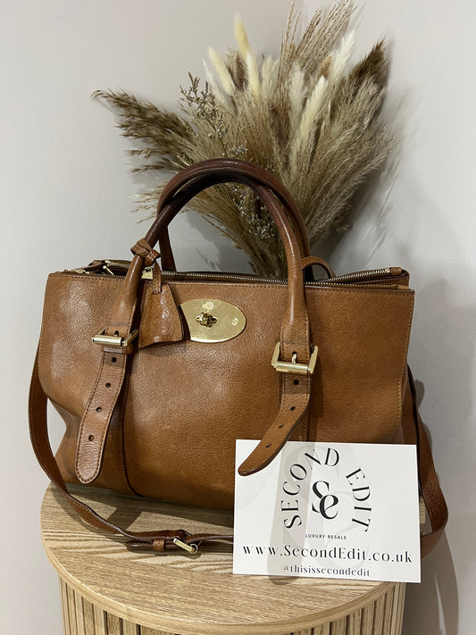Mulberry Double Zip Bayswater Tote - Second Edit