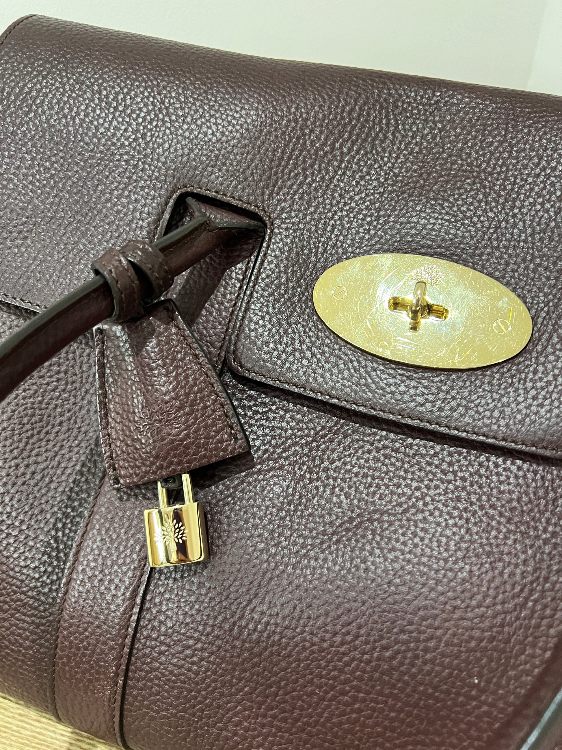 Mulberry Oxblood Bayswater Tote Bag - Second Edit