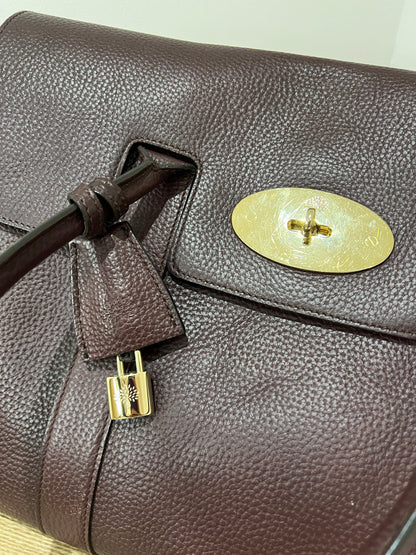 Mulberry Oxblood Bayswater Tote Bag - Second Edit