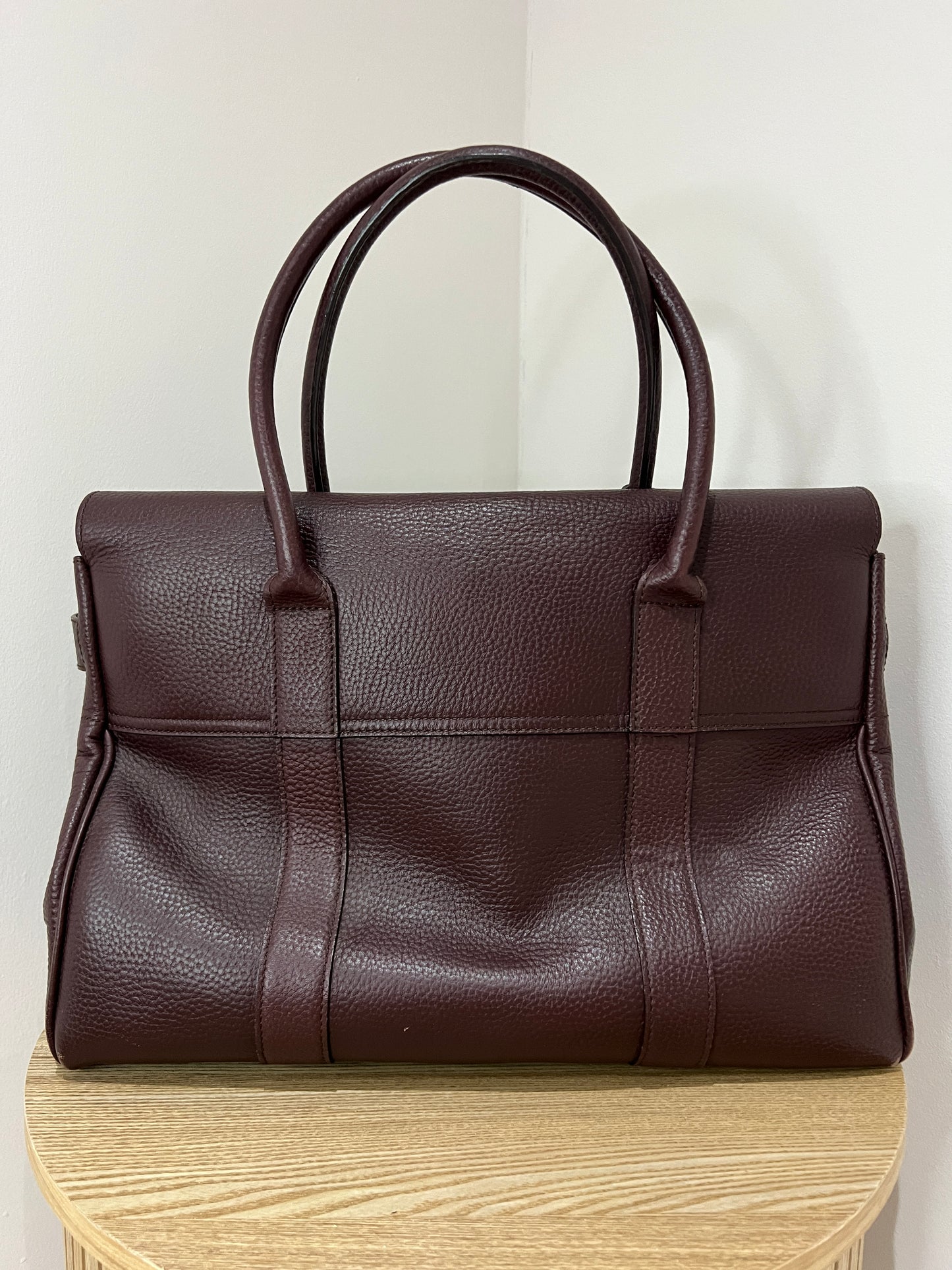 Mulberry Oxblood Bayswater Tote Bag - Second Edit