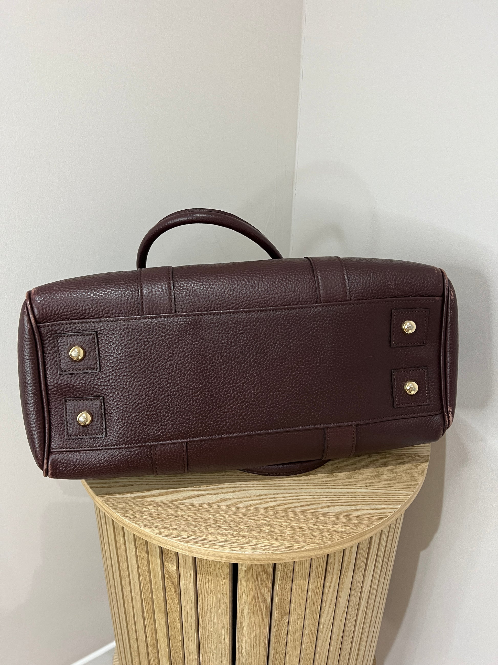 Mulberry Oxblood Bayswater Tote Bag - Second Edit