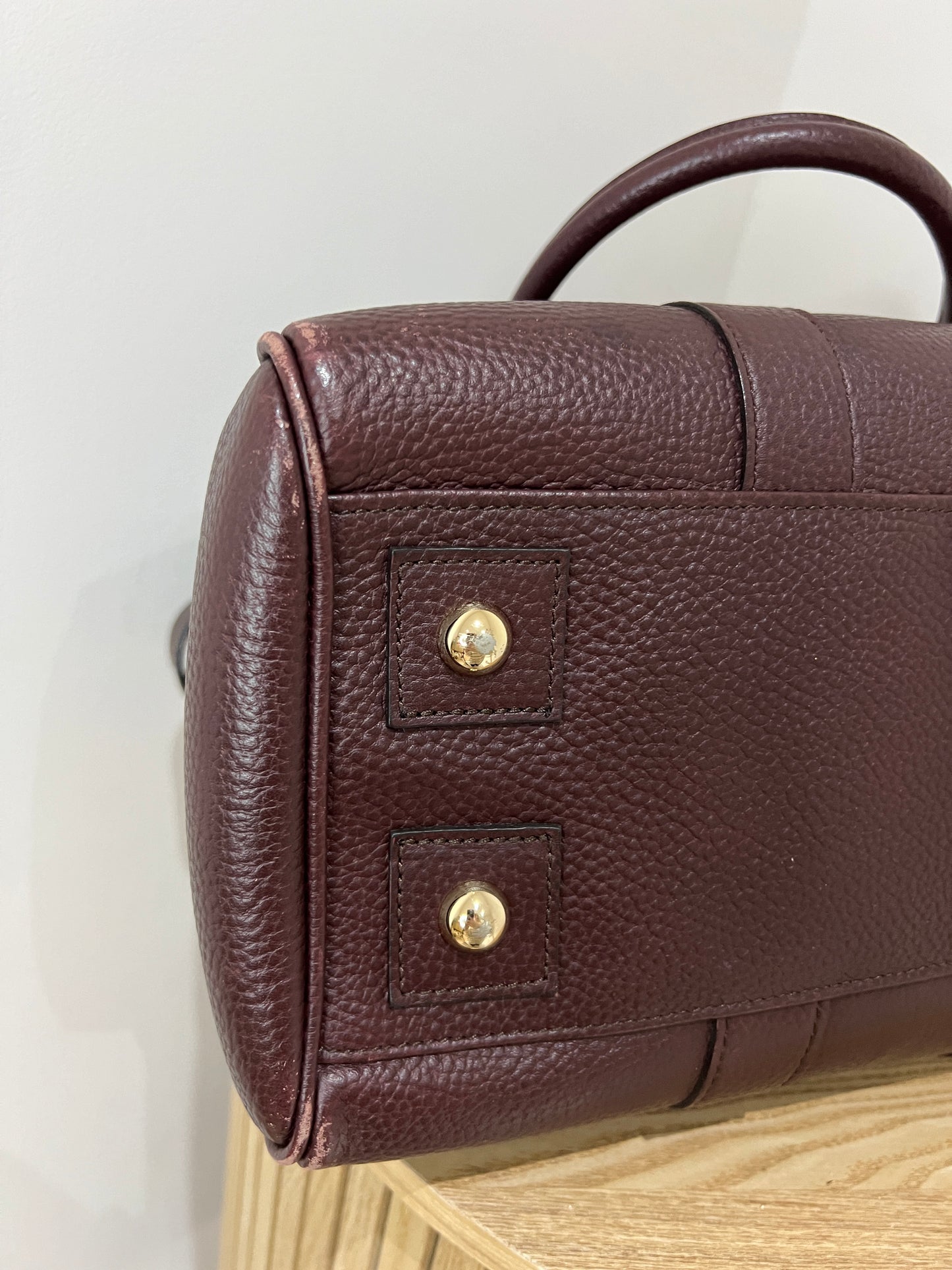 Mulberry Oxblood Bayswater Tote Bag - Second Edit