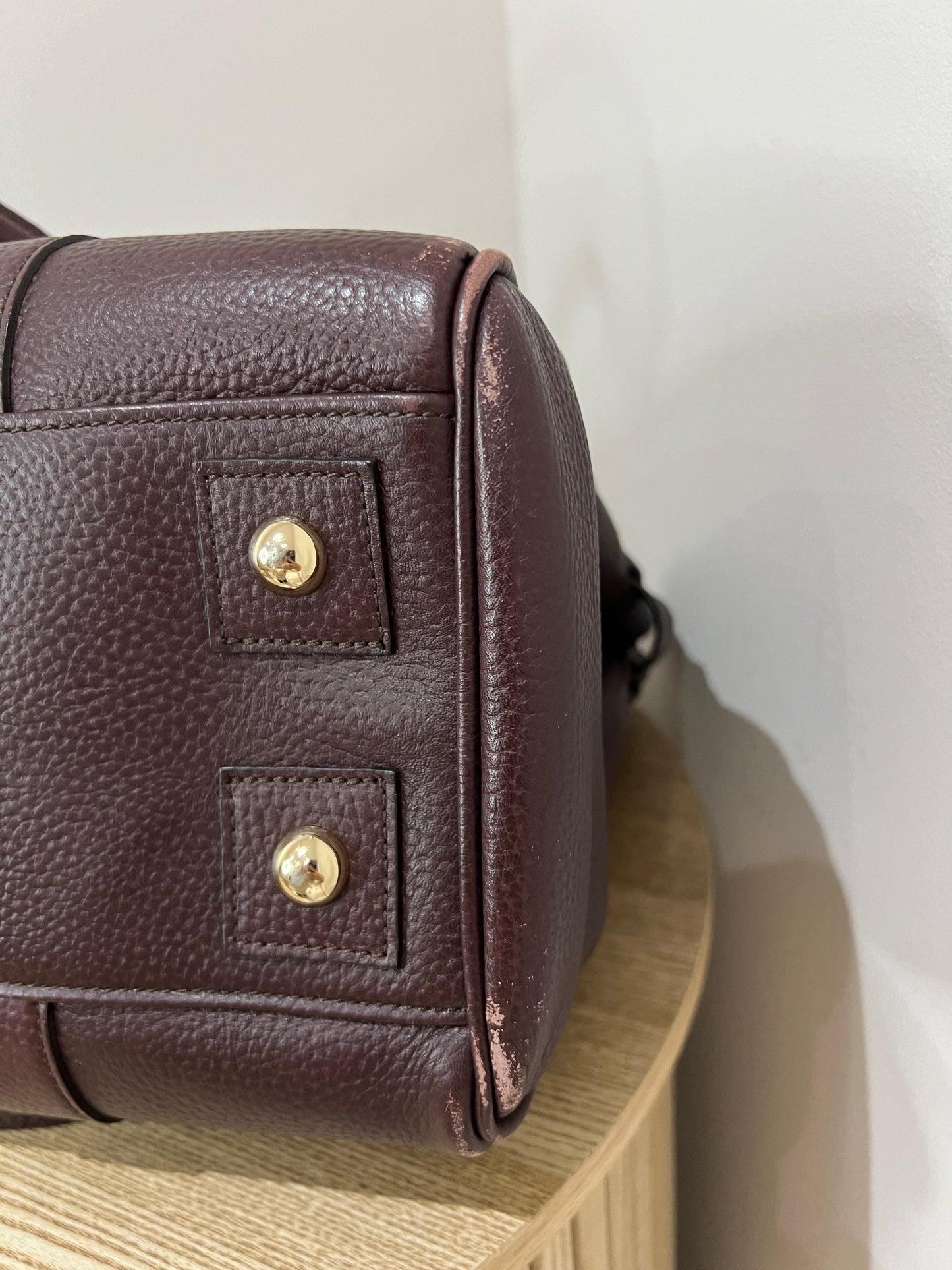 Mulberry Oxblood Bayswater Tote Bag - Second Edit