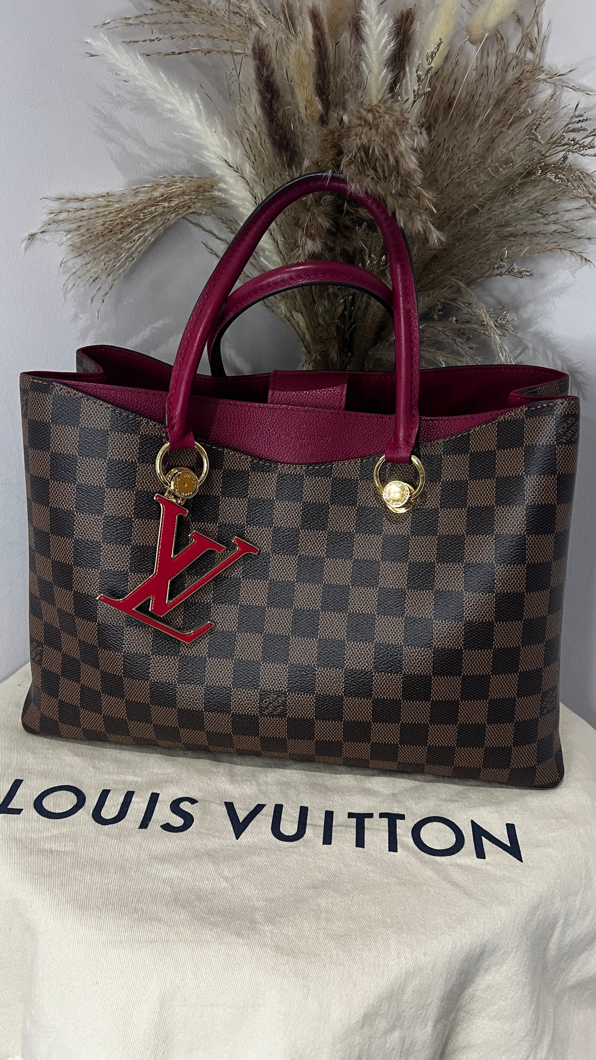 Louis Vuitton Damier Ebene Riverside Tote Bag